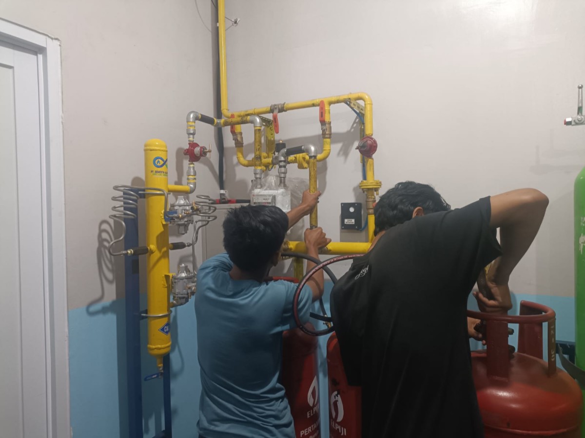 Dual Energy — sistem backup LPG terpasang