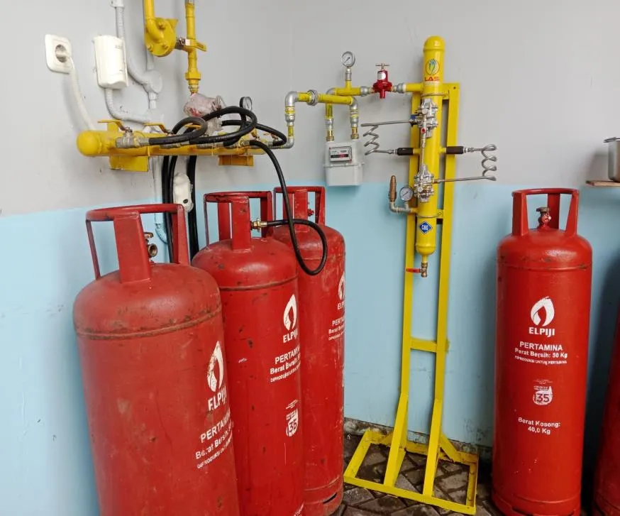 Sistem PRS dengan backup LPG